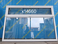 Пластиковое окно Б/У 1420(в) 540 ОБ х 2100(ш)