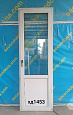 Дверь пластиковая Б/У 2240(в)х740(ш)