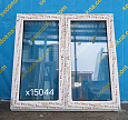Пластиковое окно Б/У 1340(в)х1450(ш)